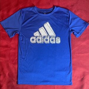 Adidas Kids Royal Blue Tee with Logo
